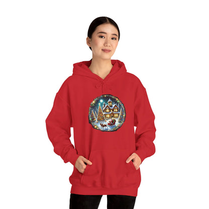 Santa's Frosty Ride - Hooded Sweatshirt