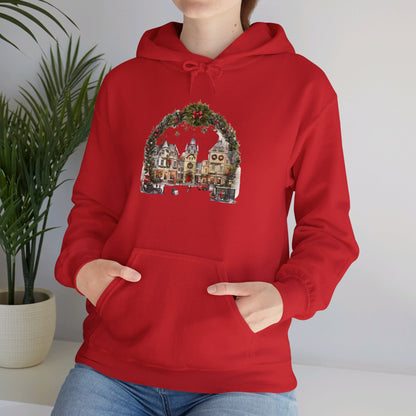 Village Christmas Eve - Hooded Sweatshirt