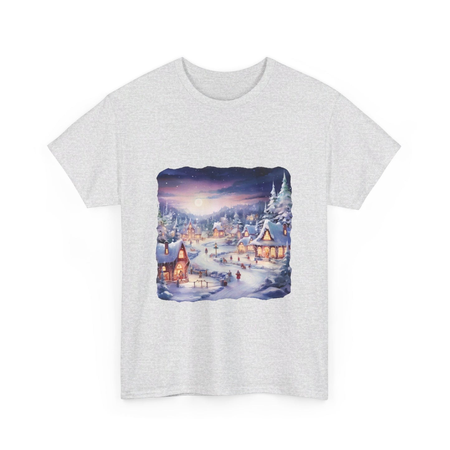 Snowy Christmas Village 3 - T-Shirt