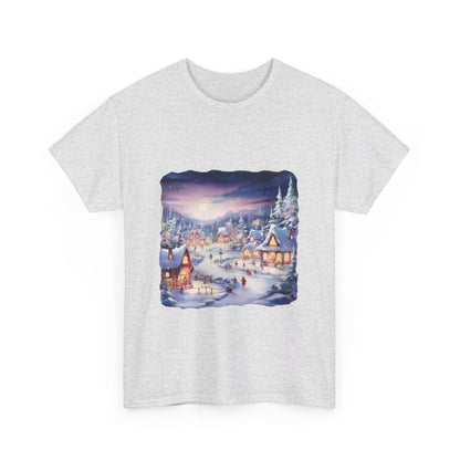 Snowy Christmas Village 3 - T-Shirt