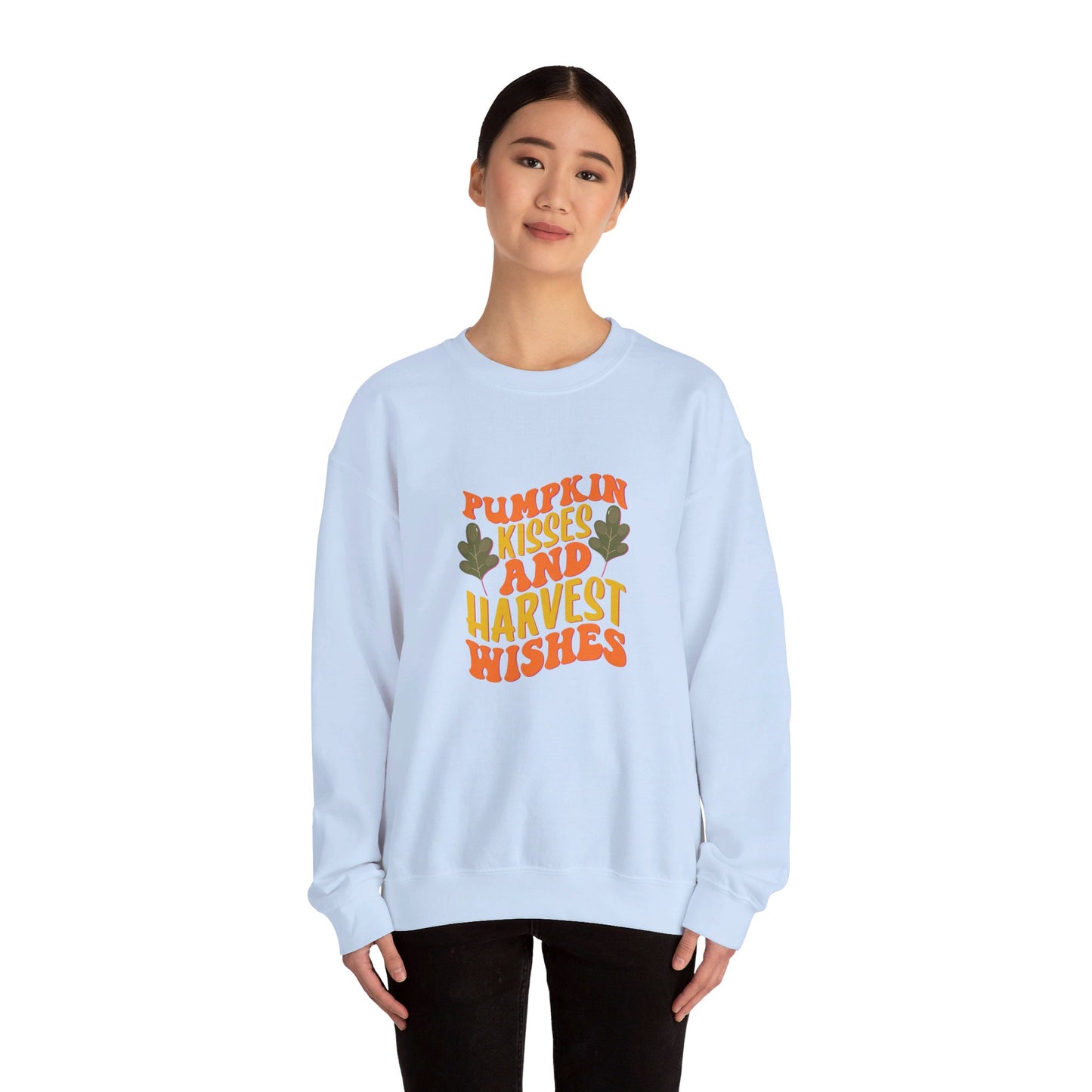 Pumpkin Kisses And Harvest Wishes - Sweatshirt