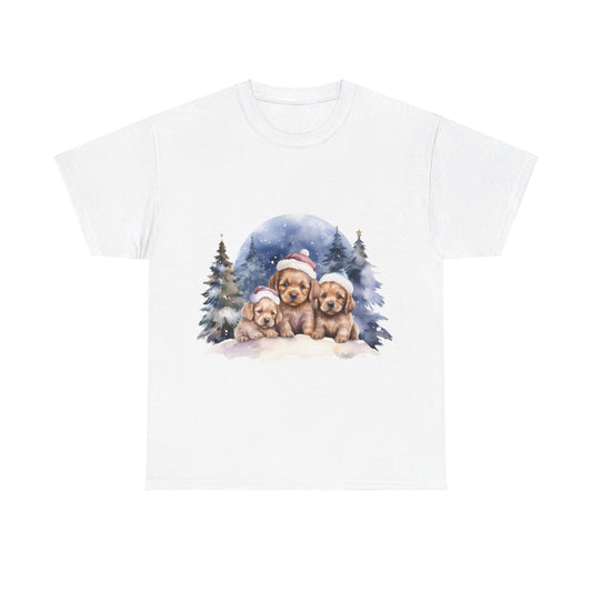 Snowy Christmas Village 8 - T-Shirt