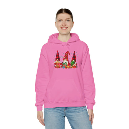 Christmas Gnome Trio - Hooded Sweatshirt