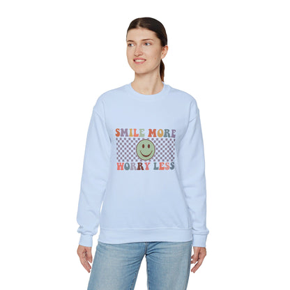 Smile More, Worry Less Sweatshirt