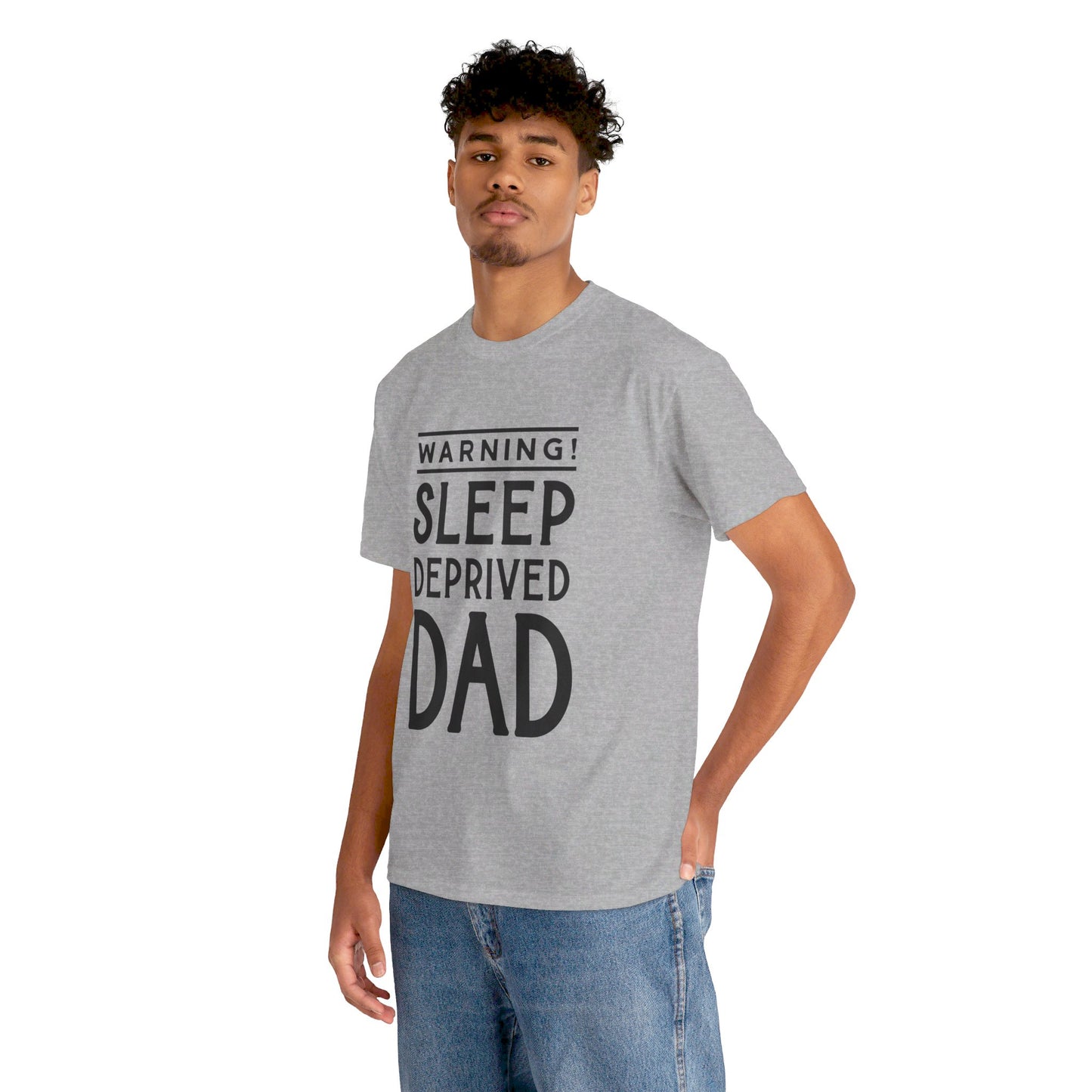 Warning Sleep Deprived Dad - T-Shirt