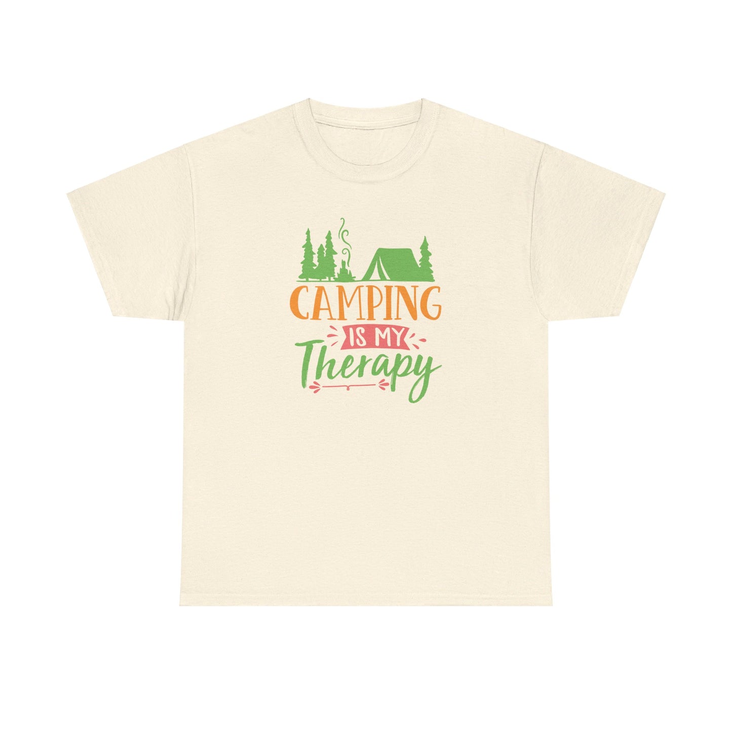 Camping Is My Therapy - T-Shirt