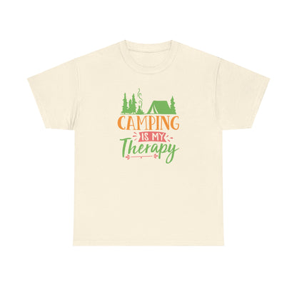 Camping Is My Therapy - T-Shirt