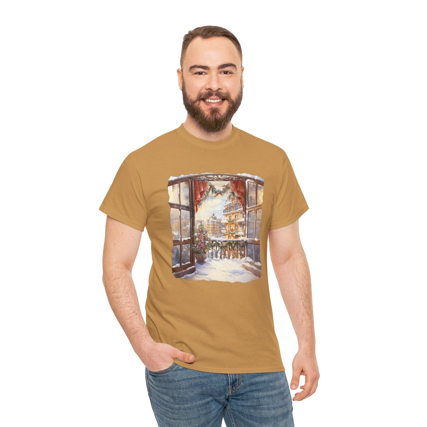 Christmas City To The Window  - T-Shirt