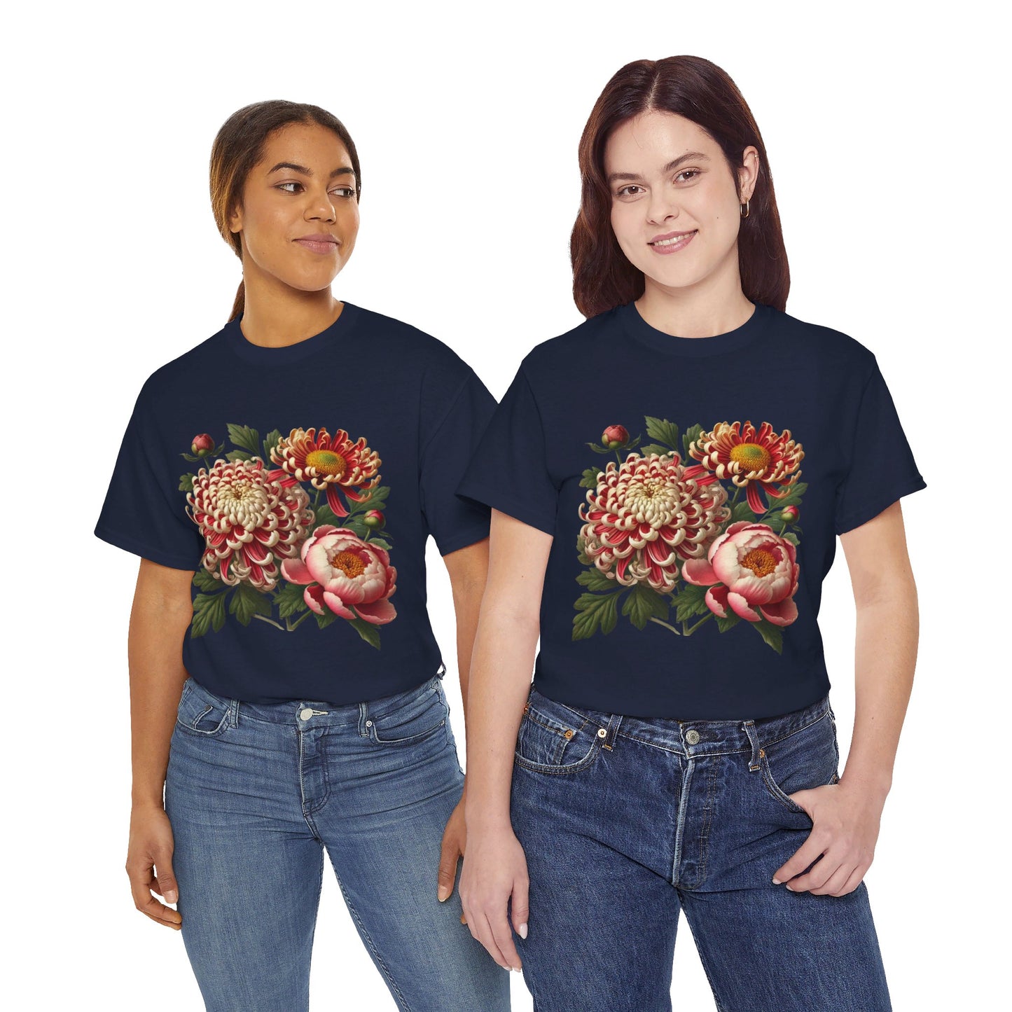 November Flowers - Birth Month - T-Shirt