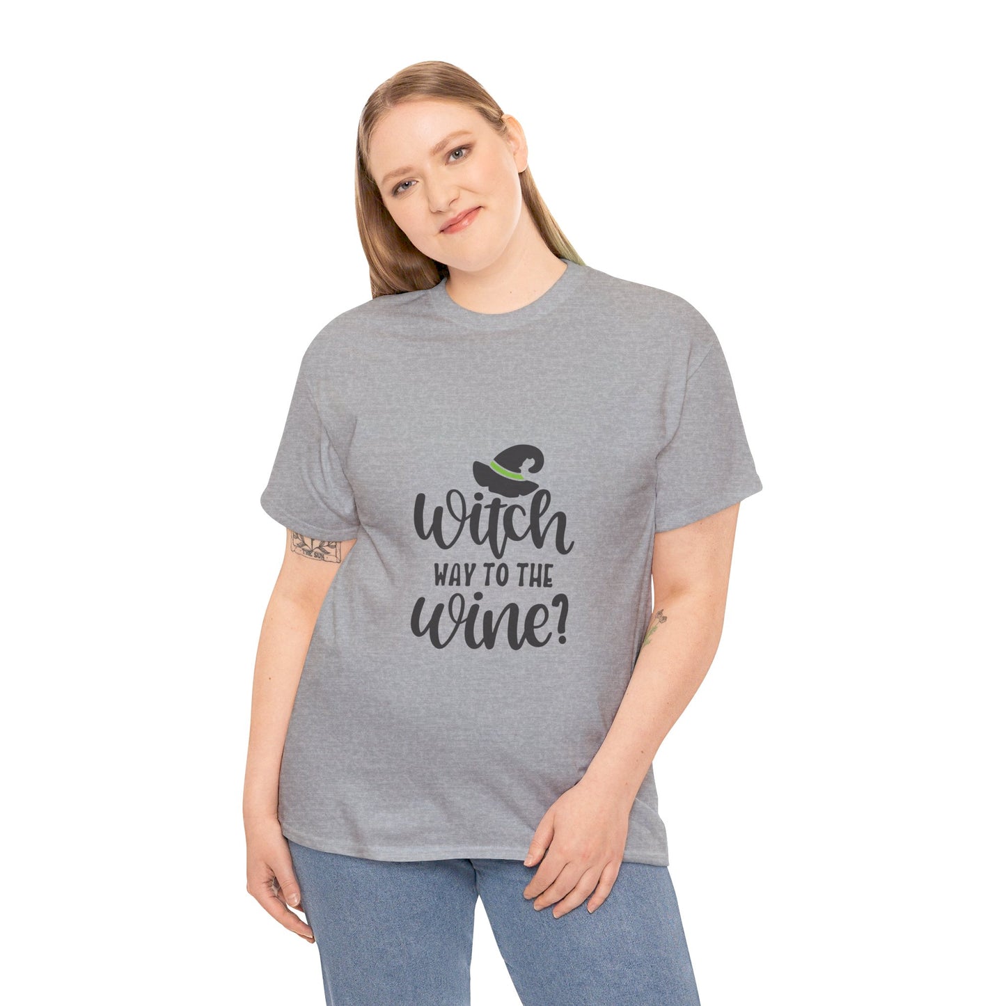 Witch way to the wine-T-Shirt