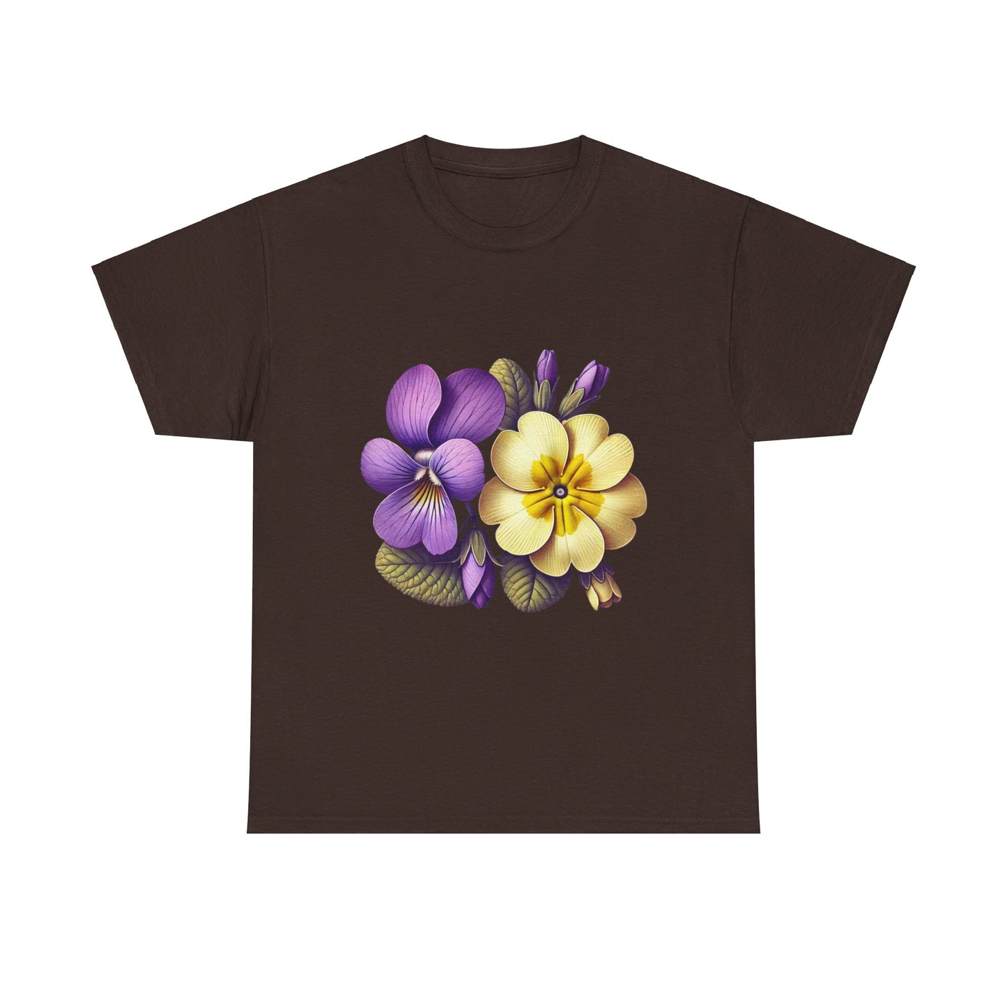 February Flowers - Birth Month - T-Shirt