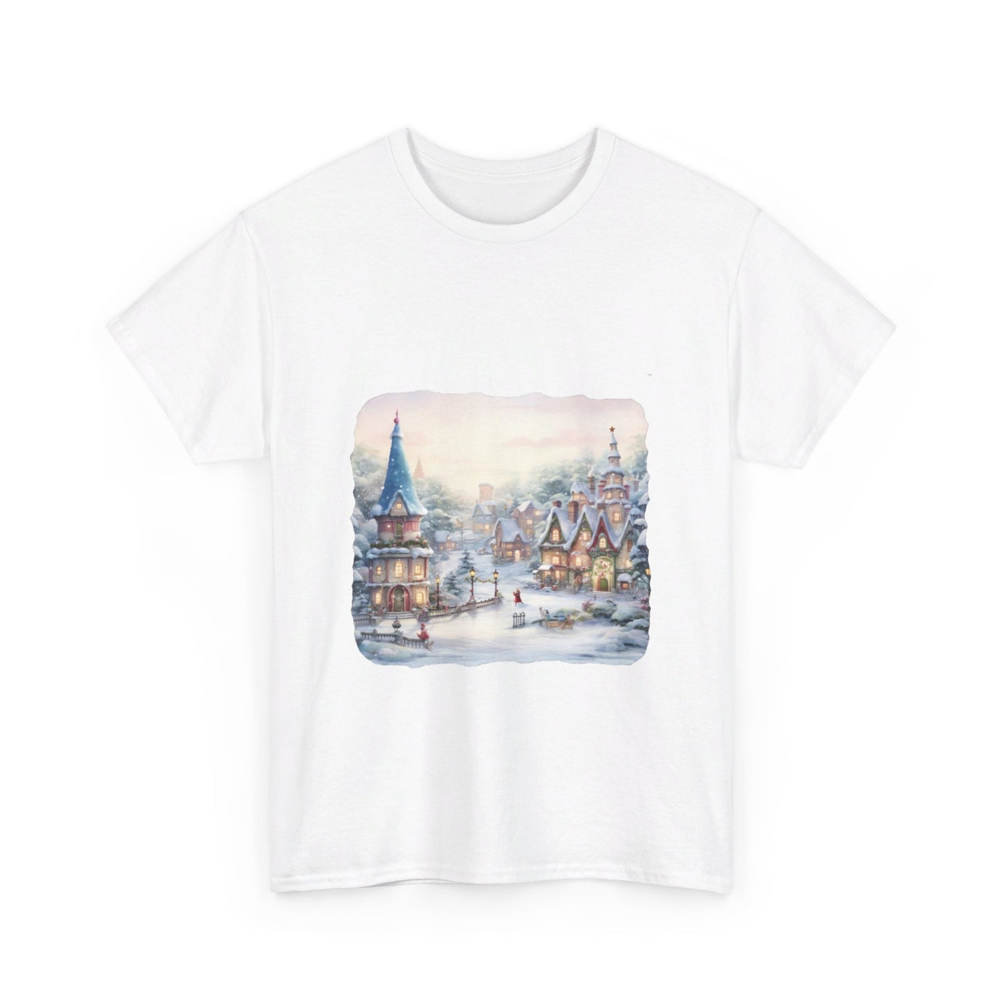 Snowy Christmas Village 2 - T-Shirt