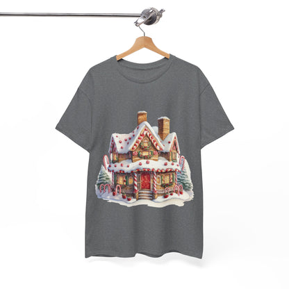 Snowy Christmas Village-15-T-Shirt