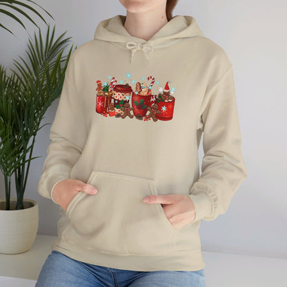 Christmas Cocoa & Gingerbread Delight - Hooded Sweatshirt