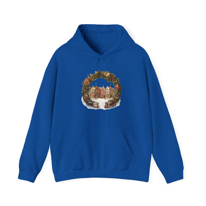 Peaceful Village Christmas - Hooded Sweatshirt