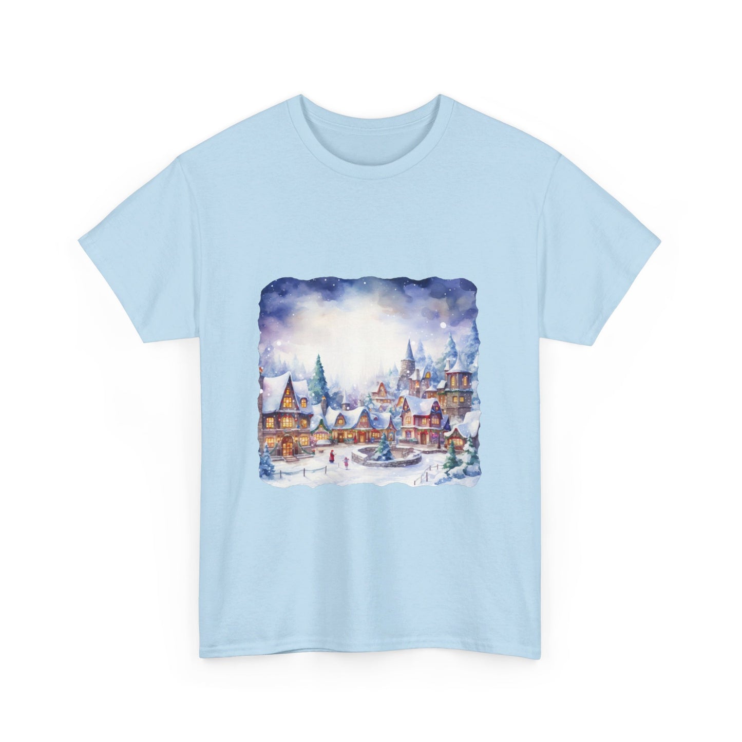 Snowy Christmas Village 5 - T-Shirt