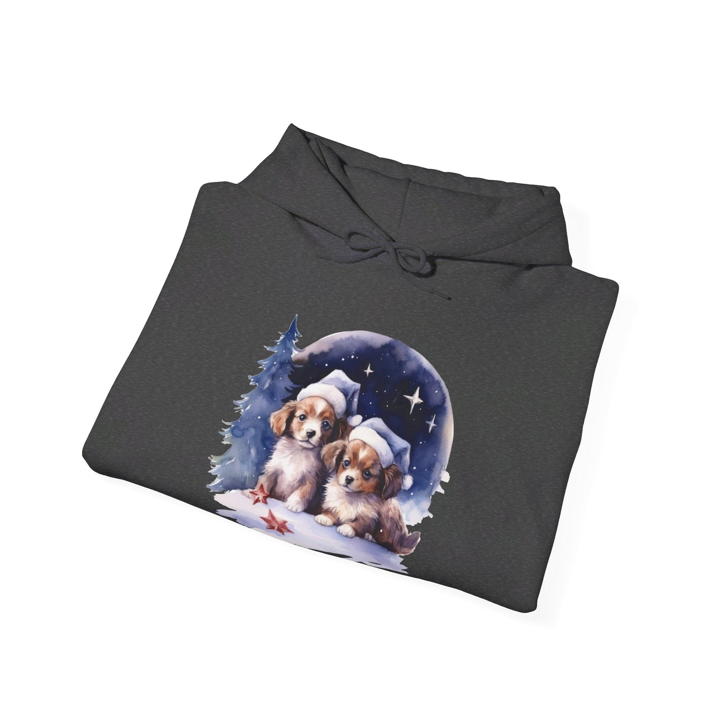 Snowy Christmas Dogs - Hooded Sweatshirt