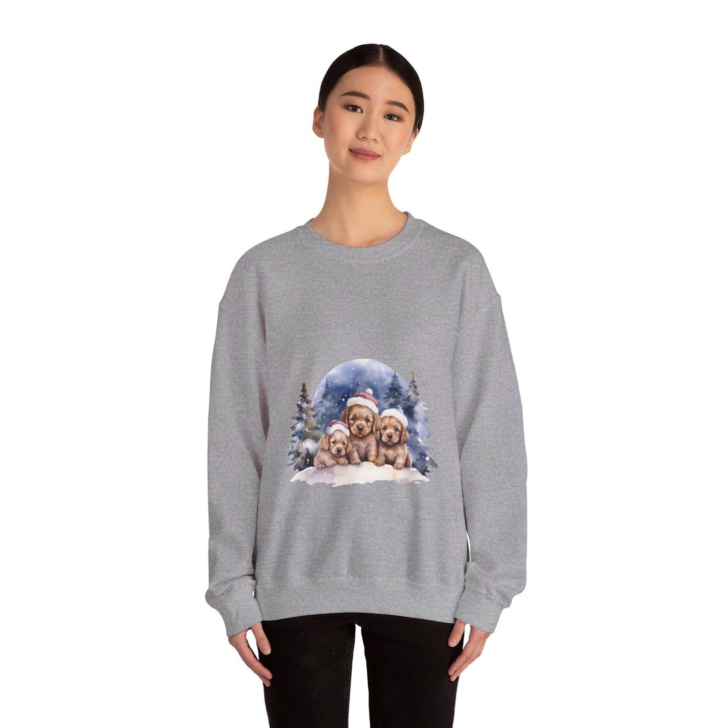 Snowy Christmas Dogs - Sweatshirt