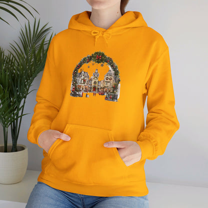 Village Christmas Eve - Hooded Sweatshirt