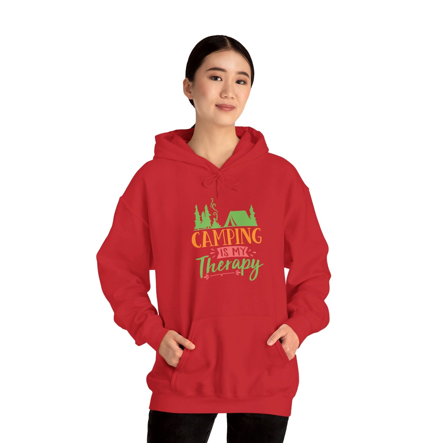 Camping Is My Therapy - Hooded Sweatshirt