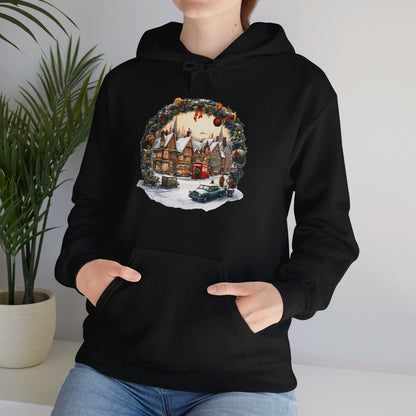 Village Holiday Spirit - Hooded Sweatshirt