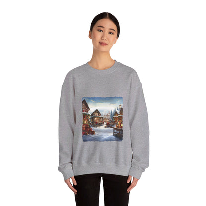 Snowy Christmas Village North Pole - Sweatshirt