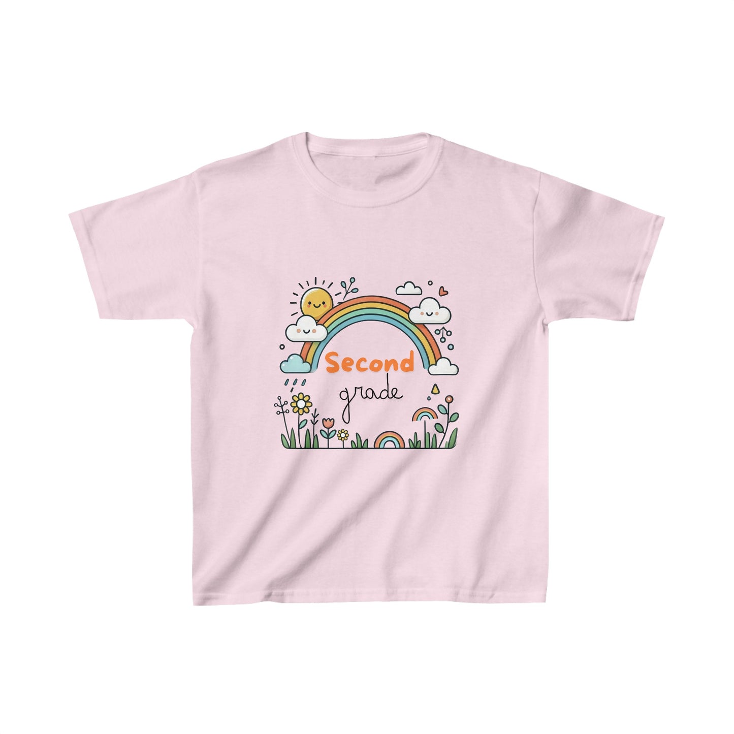 Second Grade Rainbow - Kids T-Shirt