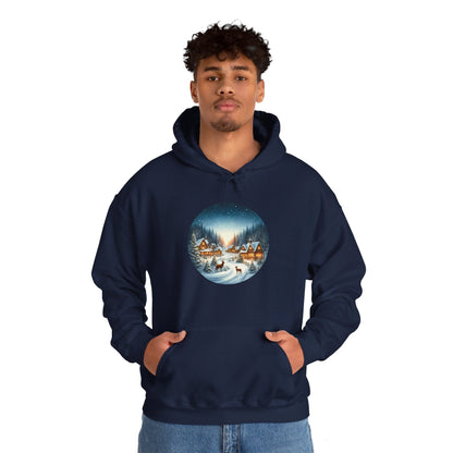 Magical Snowy Night - Hooded Sweatshirt