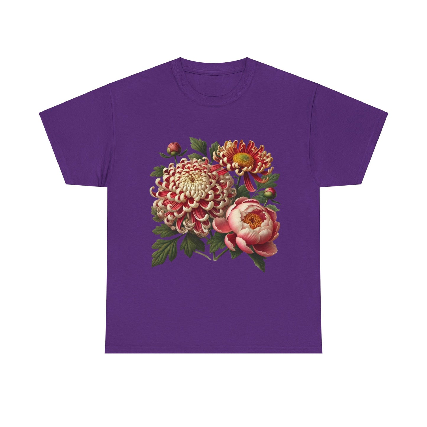 November Flowers - Birth Month - T-Shirt