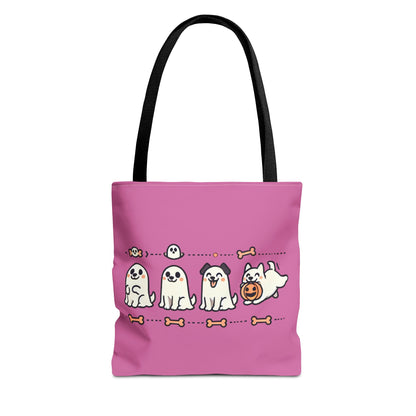 4 Friendly dog ghosts - Tote Bag