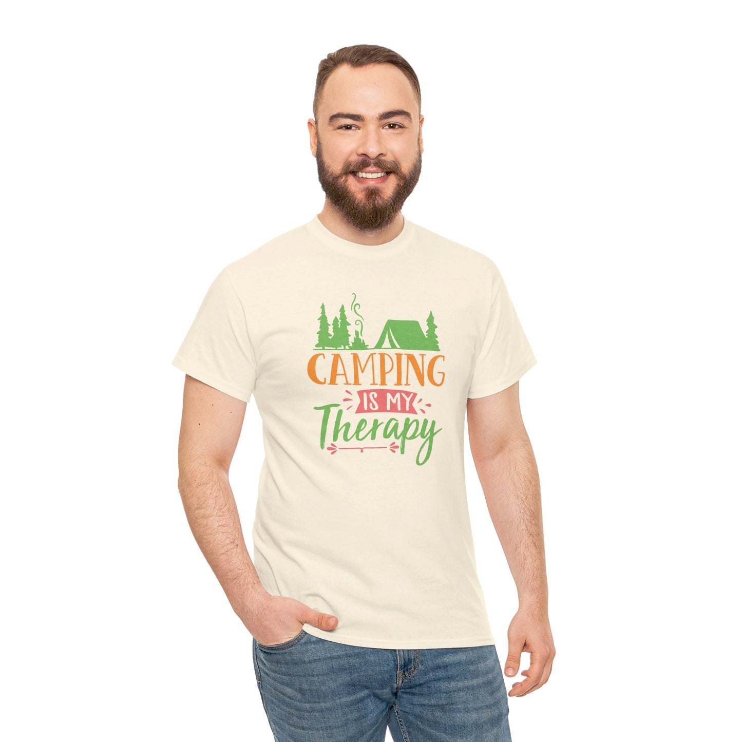 Camping Is My Therapy - T-Shirt