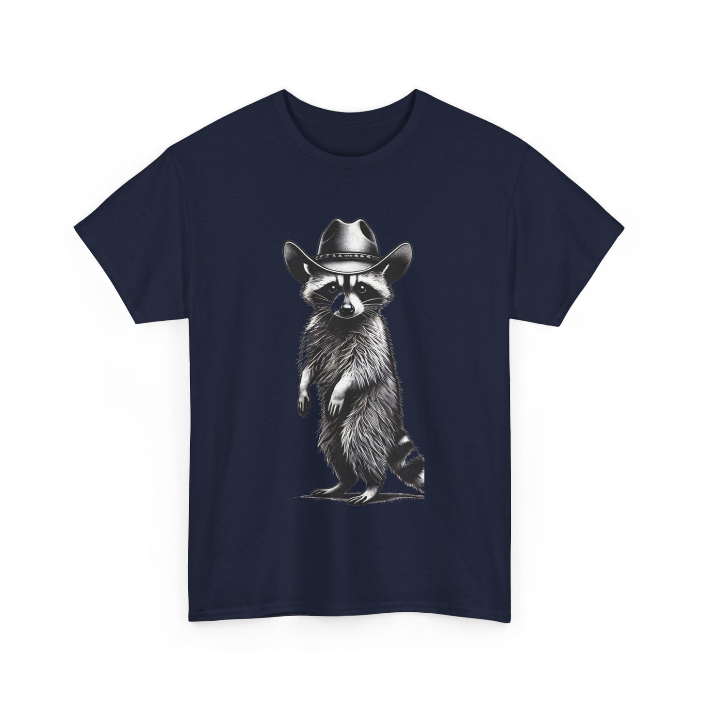 Raccon With cowboy hat - T-Shirt