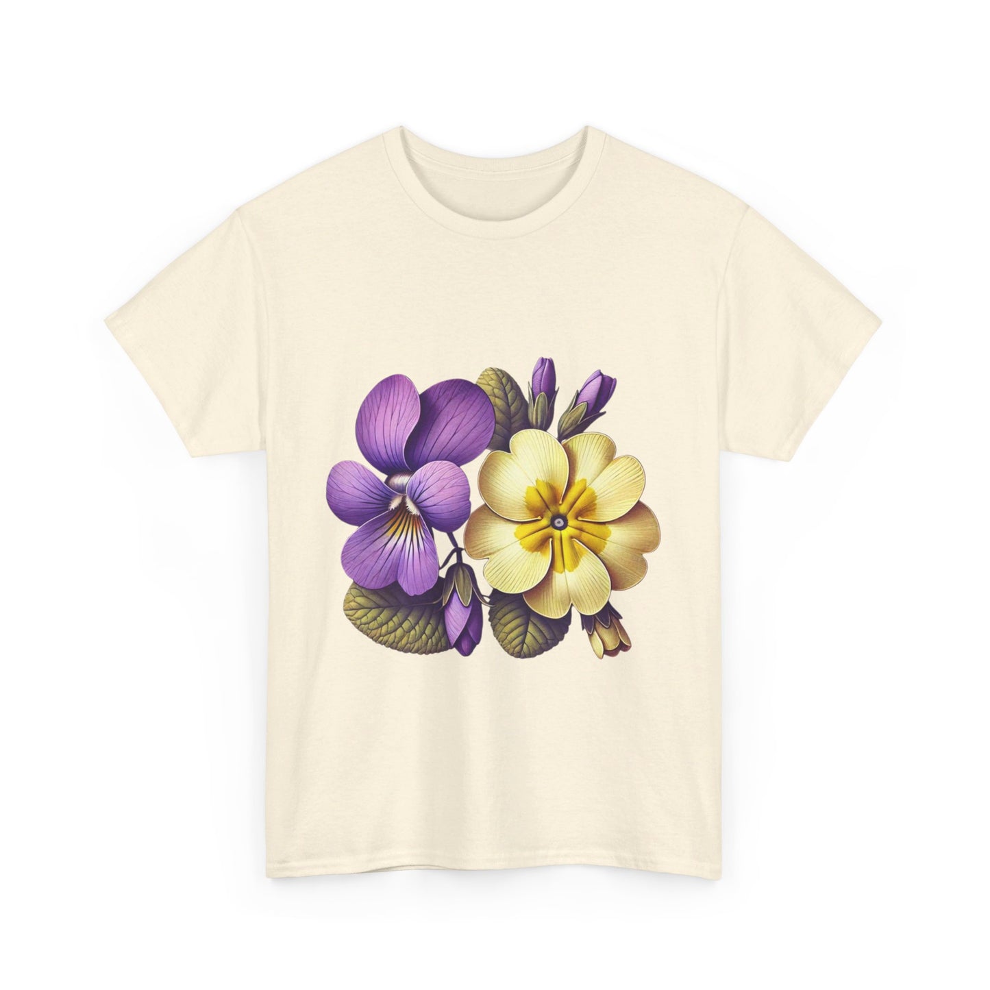 February Flowers - Birth Month - T-Shirt