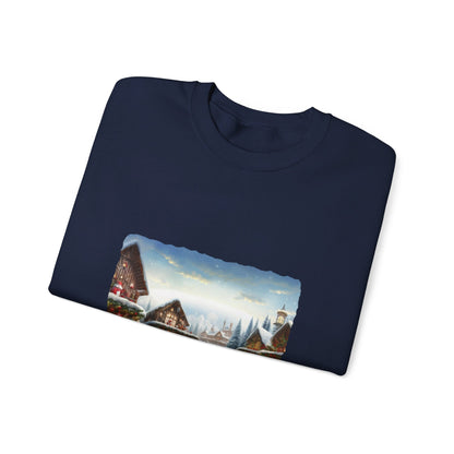 Snowy Christmas Village North Pole - Sweatshirt