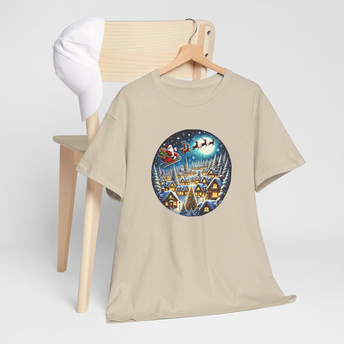 Santa's Snowy Flight - T-Shirt