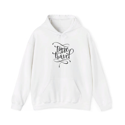 Adventure Awaits, Time to Travel Now - Hooded Sweatshirt