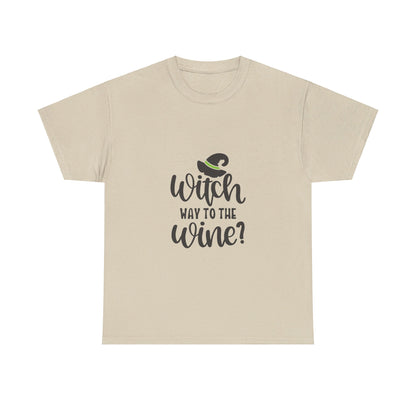 Witch way to the wine-T-Shirt