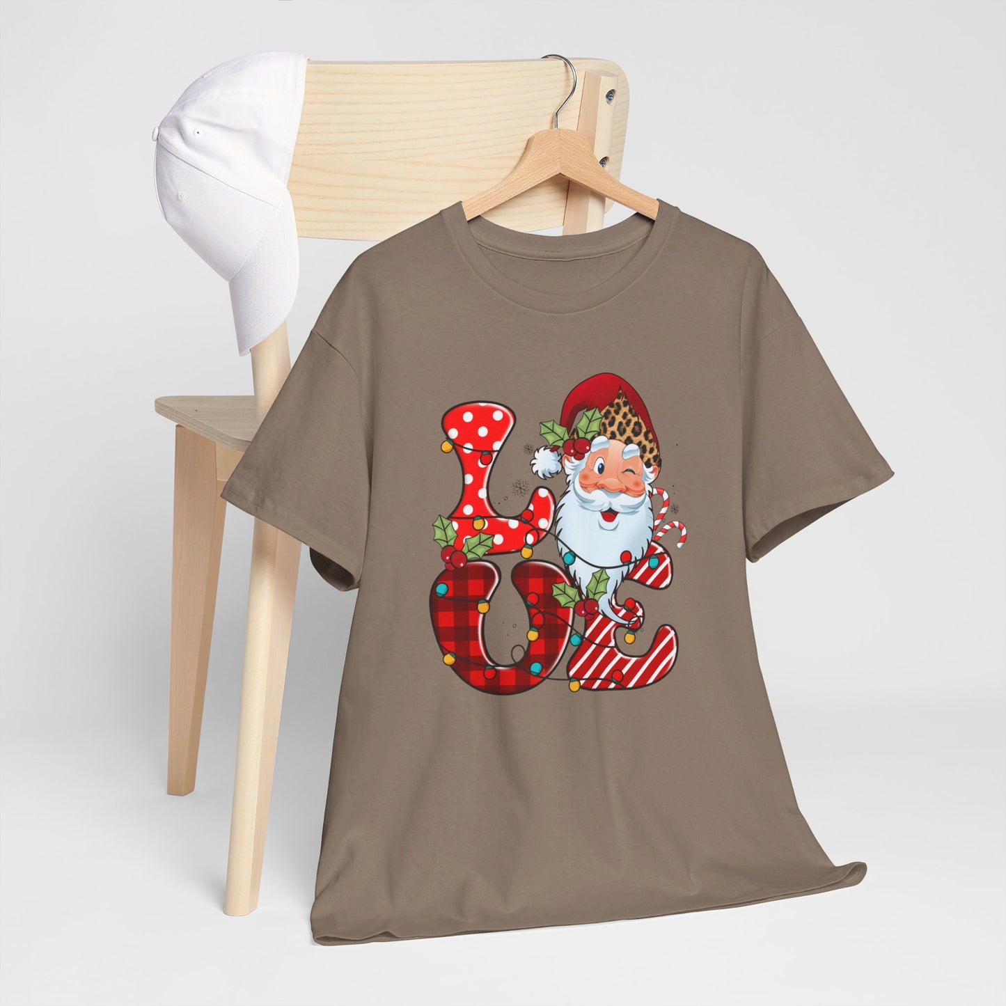 Festive Santa LOVE - T-Shirt