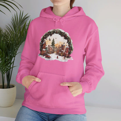 Christmas Village Charm - Hooded Sweatshirt