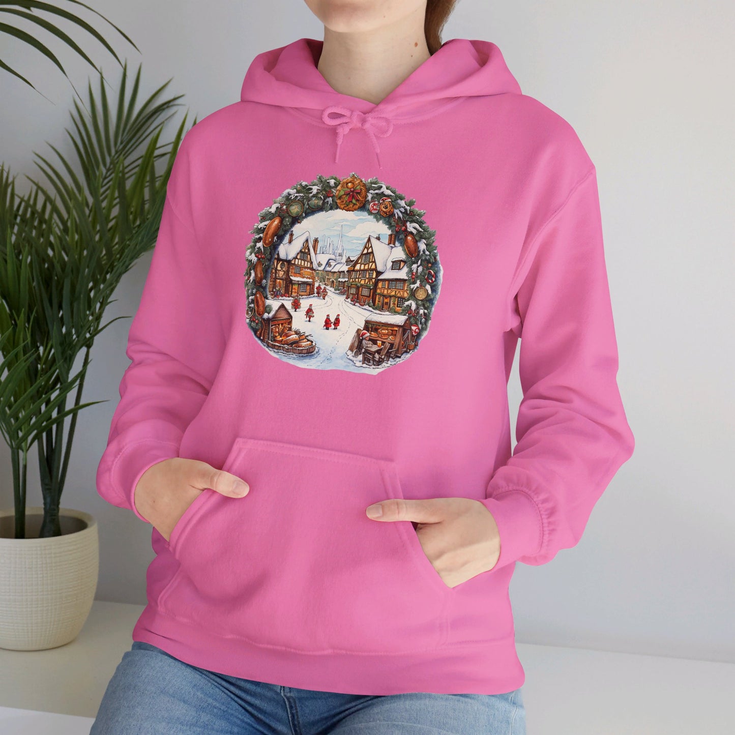 Village Yuletide Joy - Hooded Sweatshirt