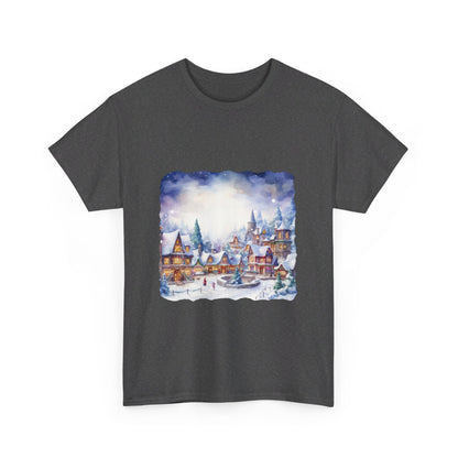 Snowy Christmas Village 5 - T-Shirt