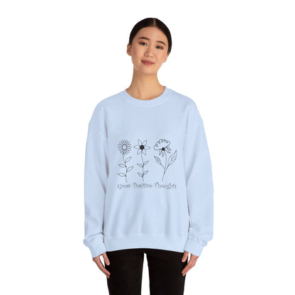 Grow Positive Thoughts - Crewneck Sweatshirt