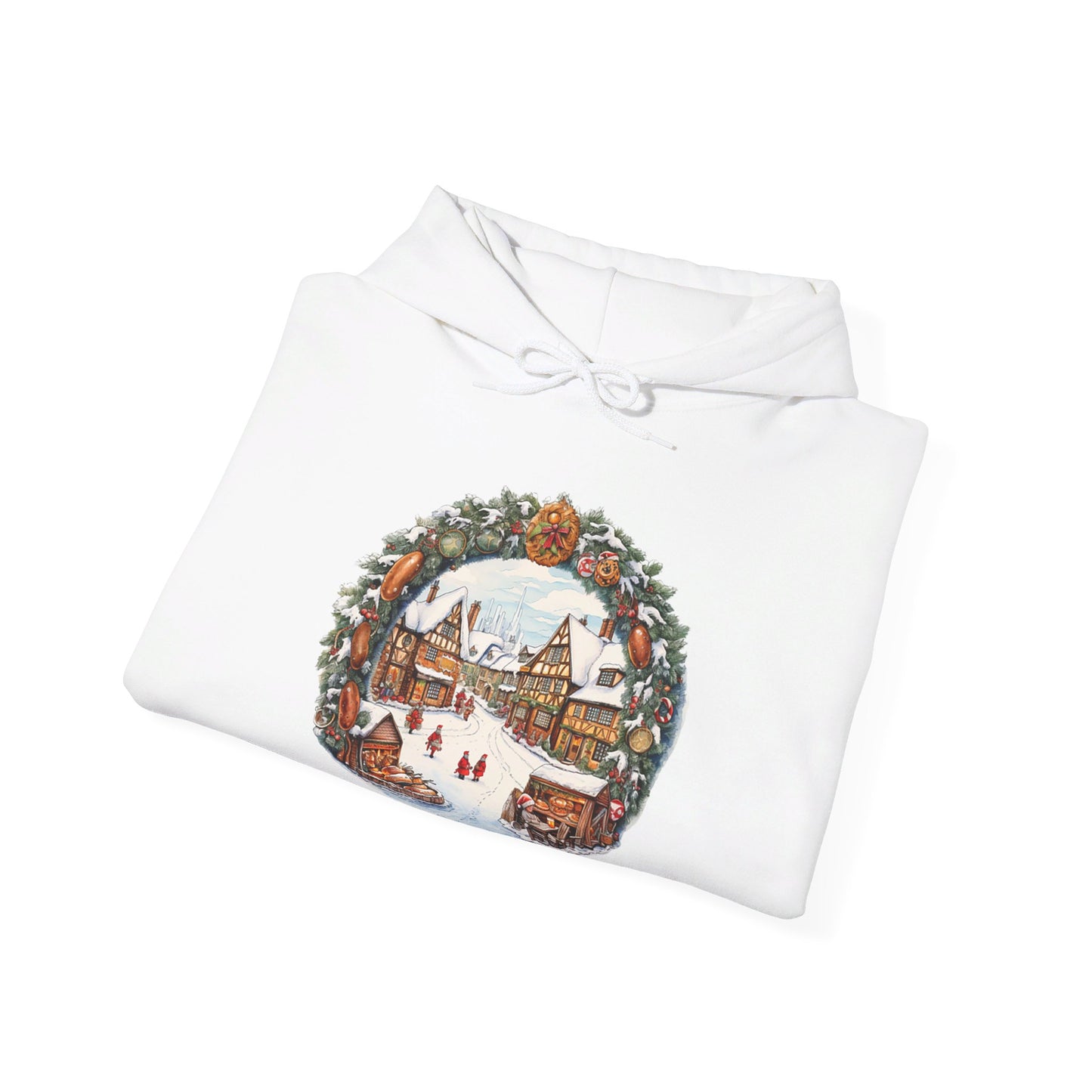 Village Yuletide Joy - Hooded Sweatshirt