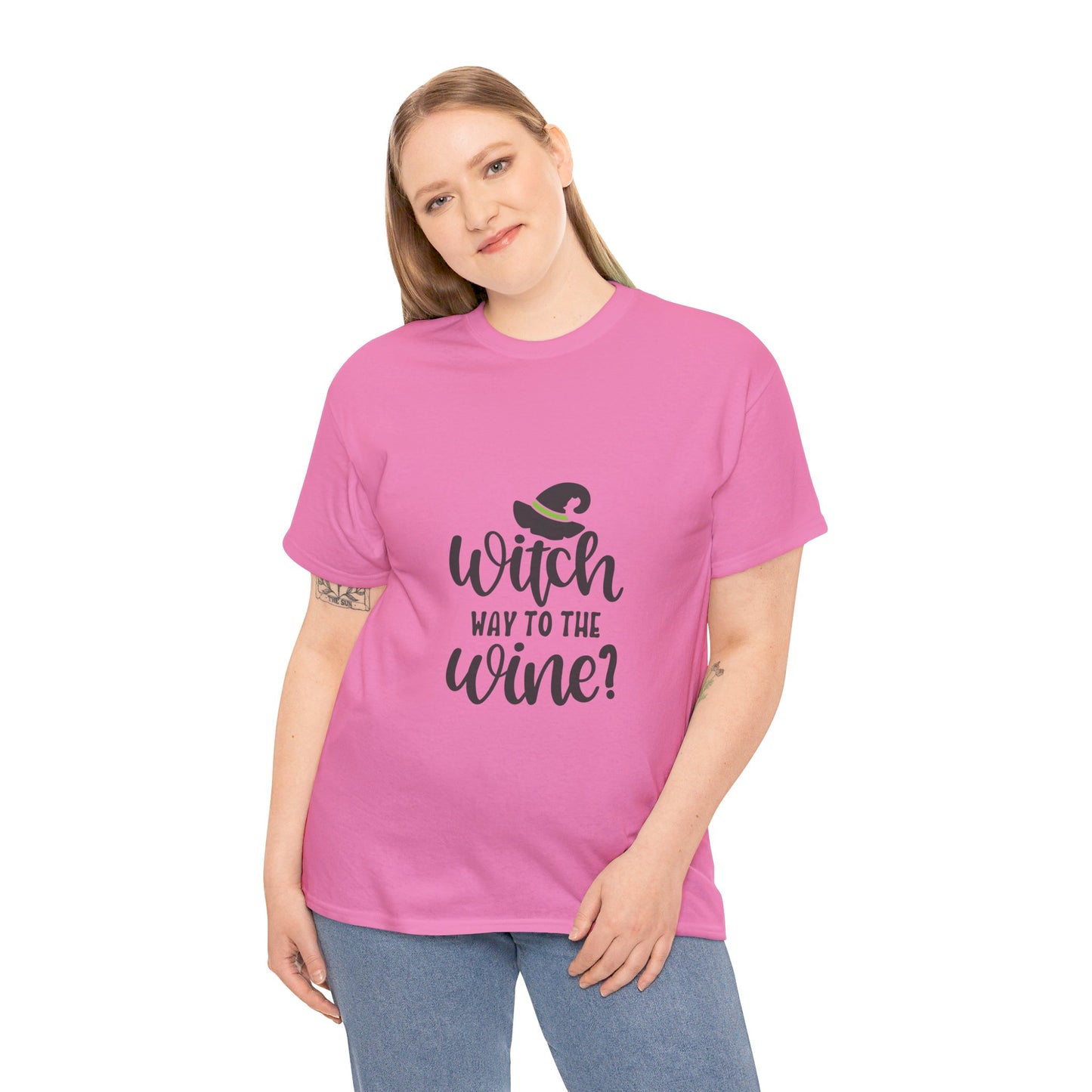 Witch way to the wine-T-Shirt