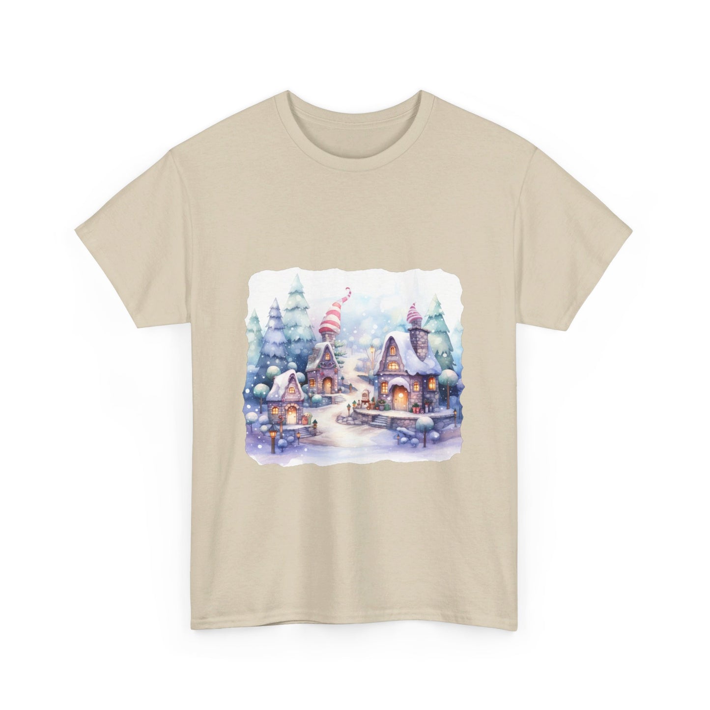 Snowy Christmas Village 4 - T-Shirt