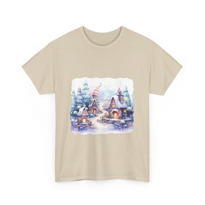 Snowy Christmas Village 4 - T-Shirt