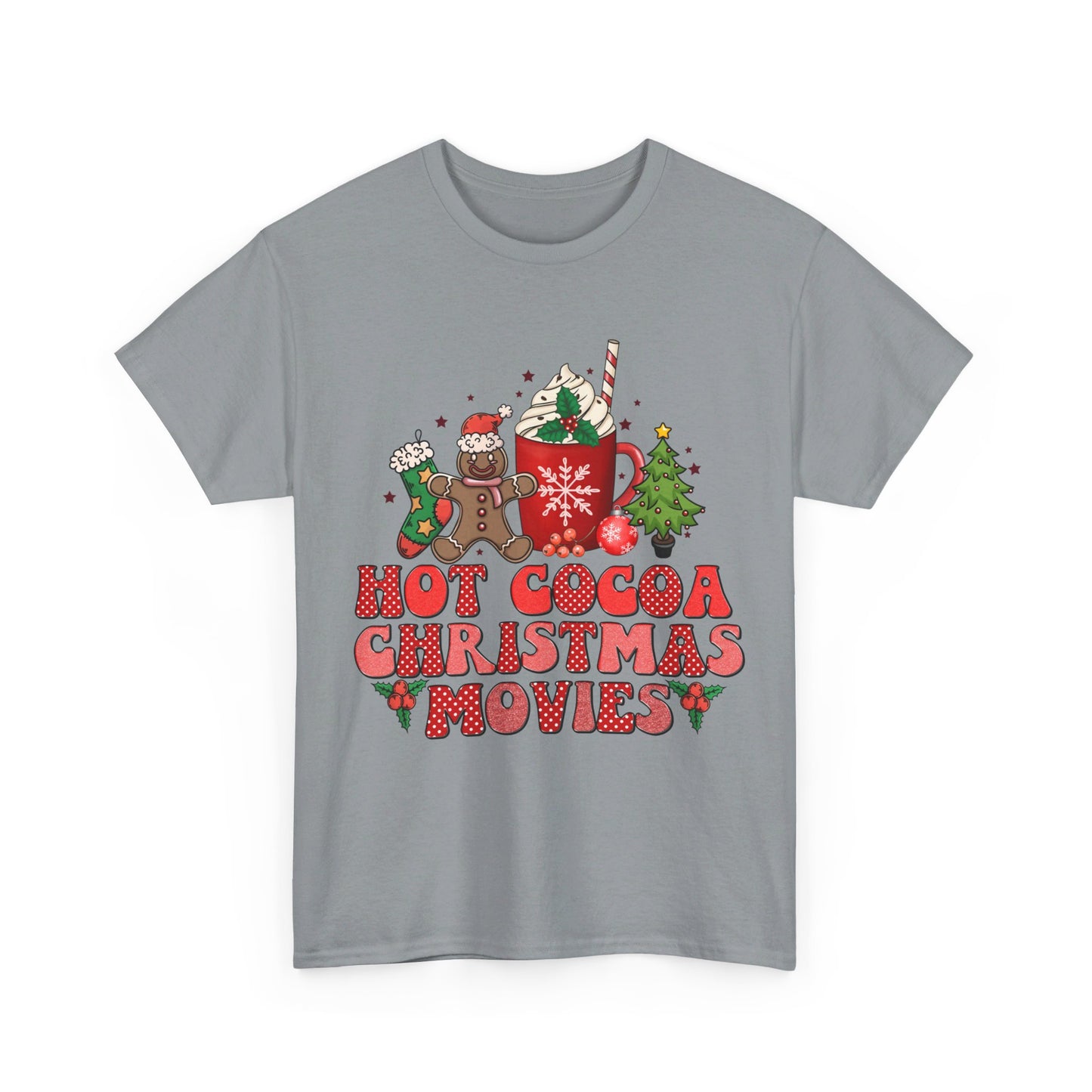 Hot Cocoa Christmas Movies T-Shirt