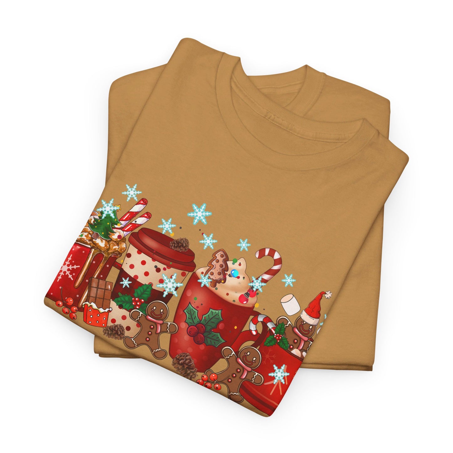 Christmas Cocoa & Gingerbread Delight - T-Shirt