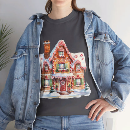 Christmas Snowy Village-14-T-Shirt