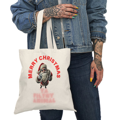 Merry Christmas - Ya Filthy Animal Tote Bag